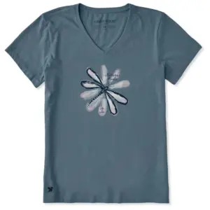 Nature Heals Dragonfly Short Sleeve Vee