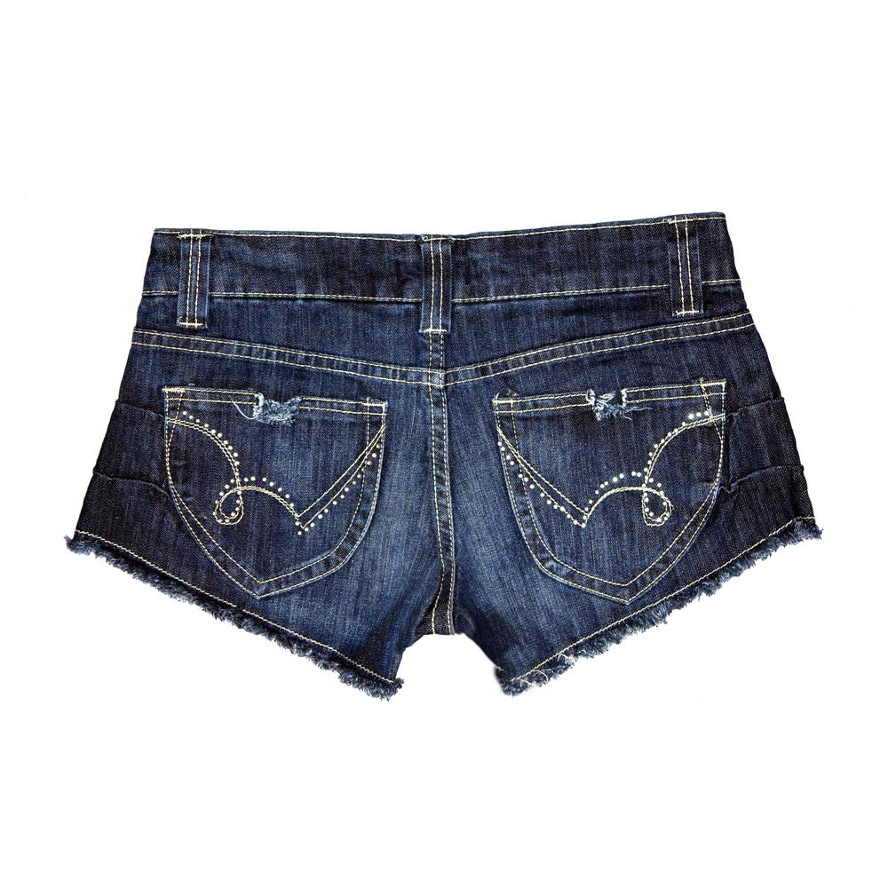 Women Jeans Blue Denim Shorts
