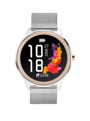 Flex Ladies Smartwatch - Silver/Black