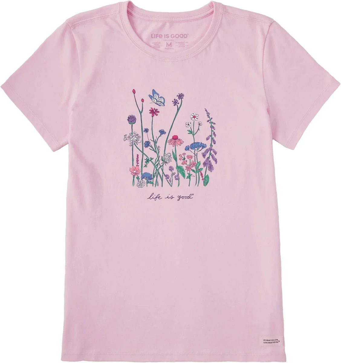 Life Is Good Women’s Realaxed Wildflower T-Shirt