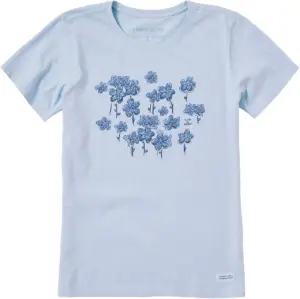 Life Is Good Women's Forget Me Nots Cotton T-Shirt