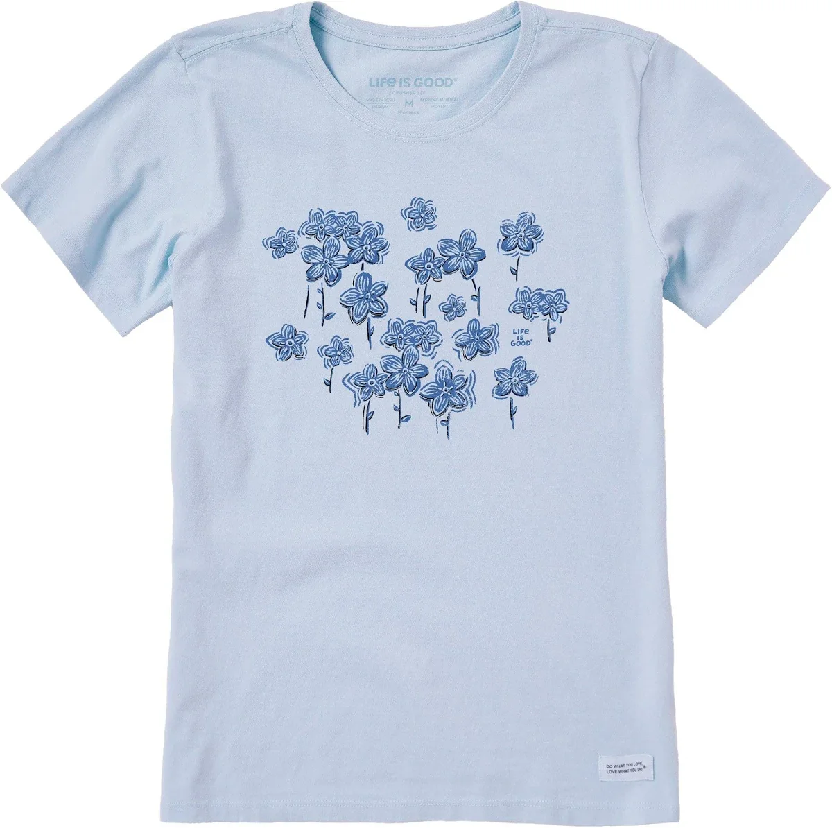 Life Is Good Women’s Forget Me Nots Cotton T-Shirt